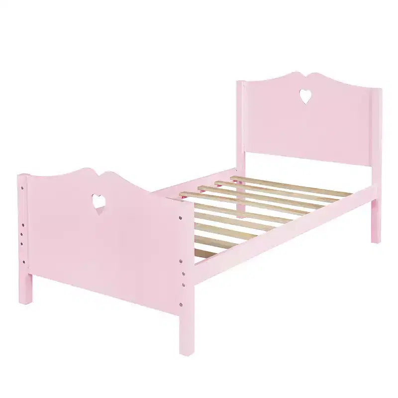 Letto matrimoniale moderno in legno con testiera e pediera