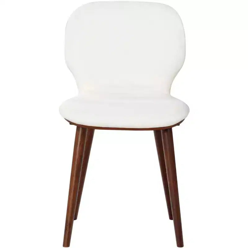 Tazmyn Dining Chair - SFV4157 - White/Walnut - Safavieh Couture