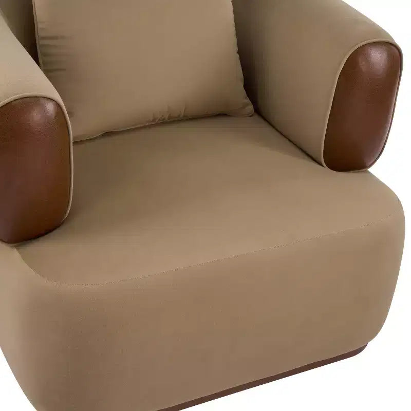 Poltrona Moderna in Velluto con Cuscino, Set di 2 | Poltrona da Salotto