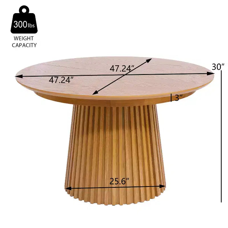 Set da pranzo allungabile 5 pezzi Mid-Century Modern con sedie con schienale in canna intrecciata