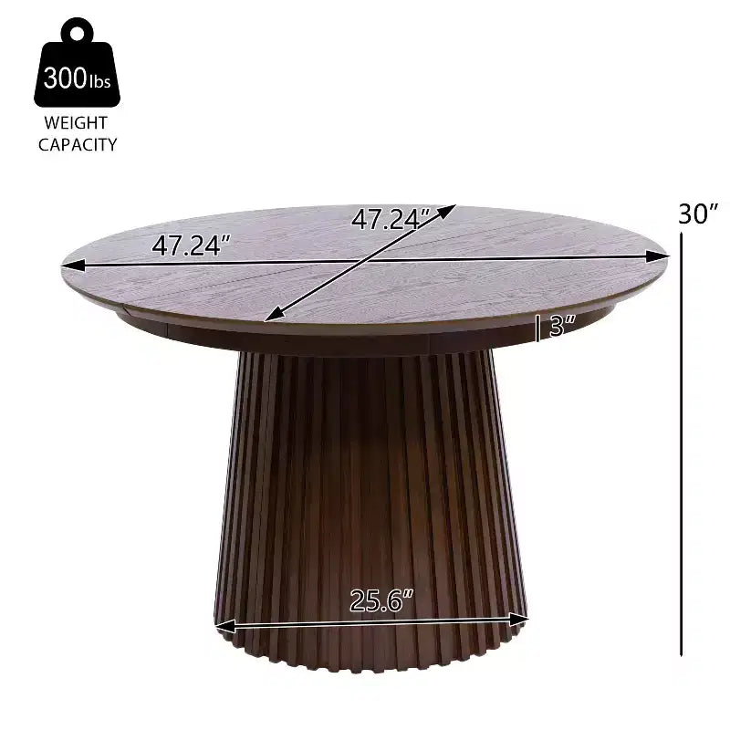 Set da pranzo allungabile 5 pezzi Mid-Century Modern con sedie con schienale in canna intrecciata