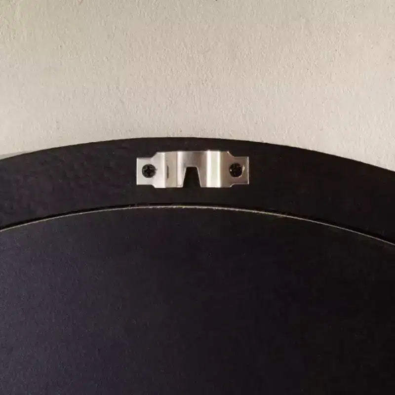 Specchio da parete rotondo con cornice dorata effetto vintage per soggiorno o camera da letto