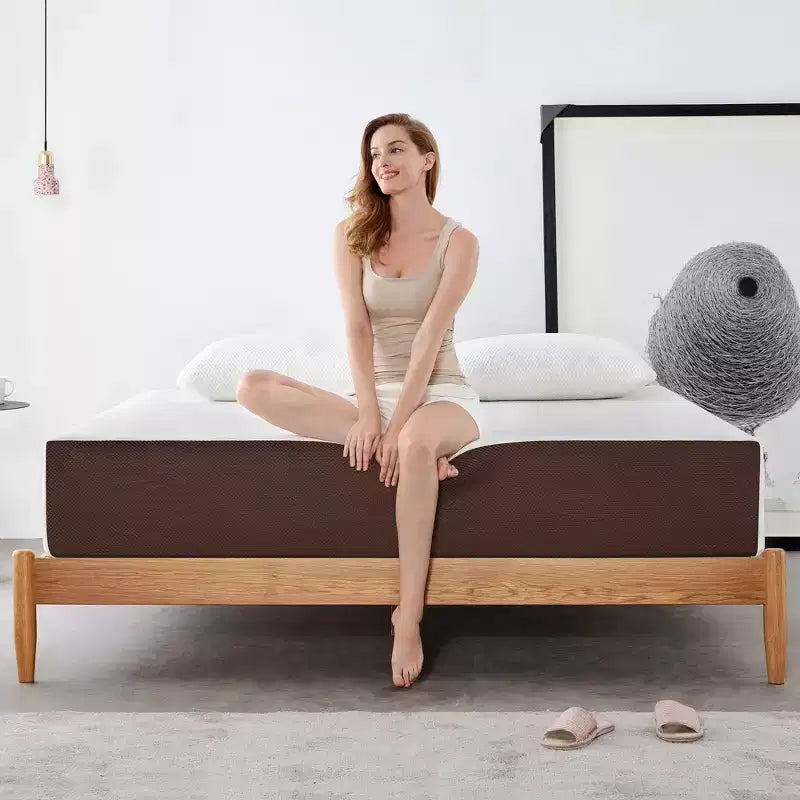 Materasso in memory foam con gel da 20 cm e fodera in maglia traspirante